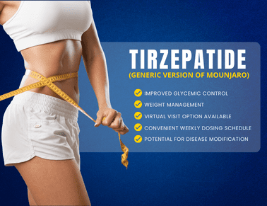 Tirzepatide treatment at Denton Family Practice Clinic.